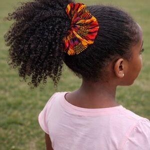 2 Colorful Hair Bow Accessory. Large